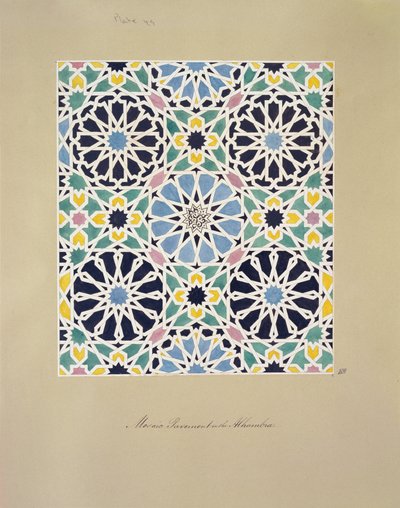 Mosaic Pavement in the Alhambra, from 